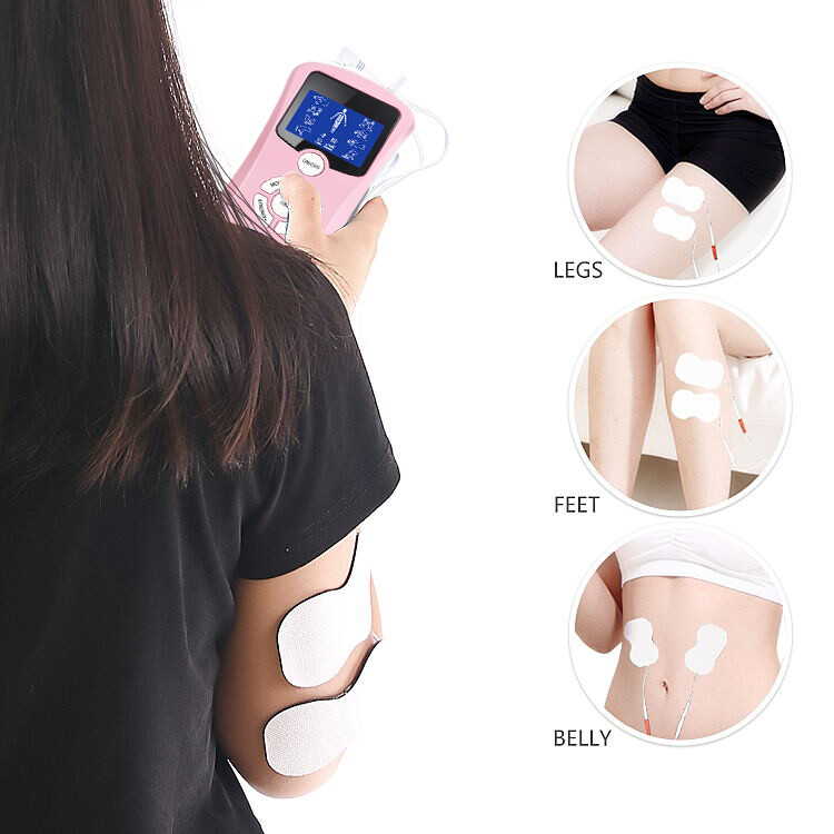 Electric Pulse Massager TENS Unit Machine EMS Muscle Stimulator for Pain Relief