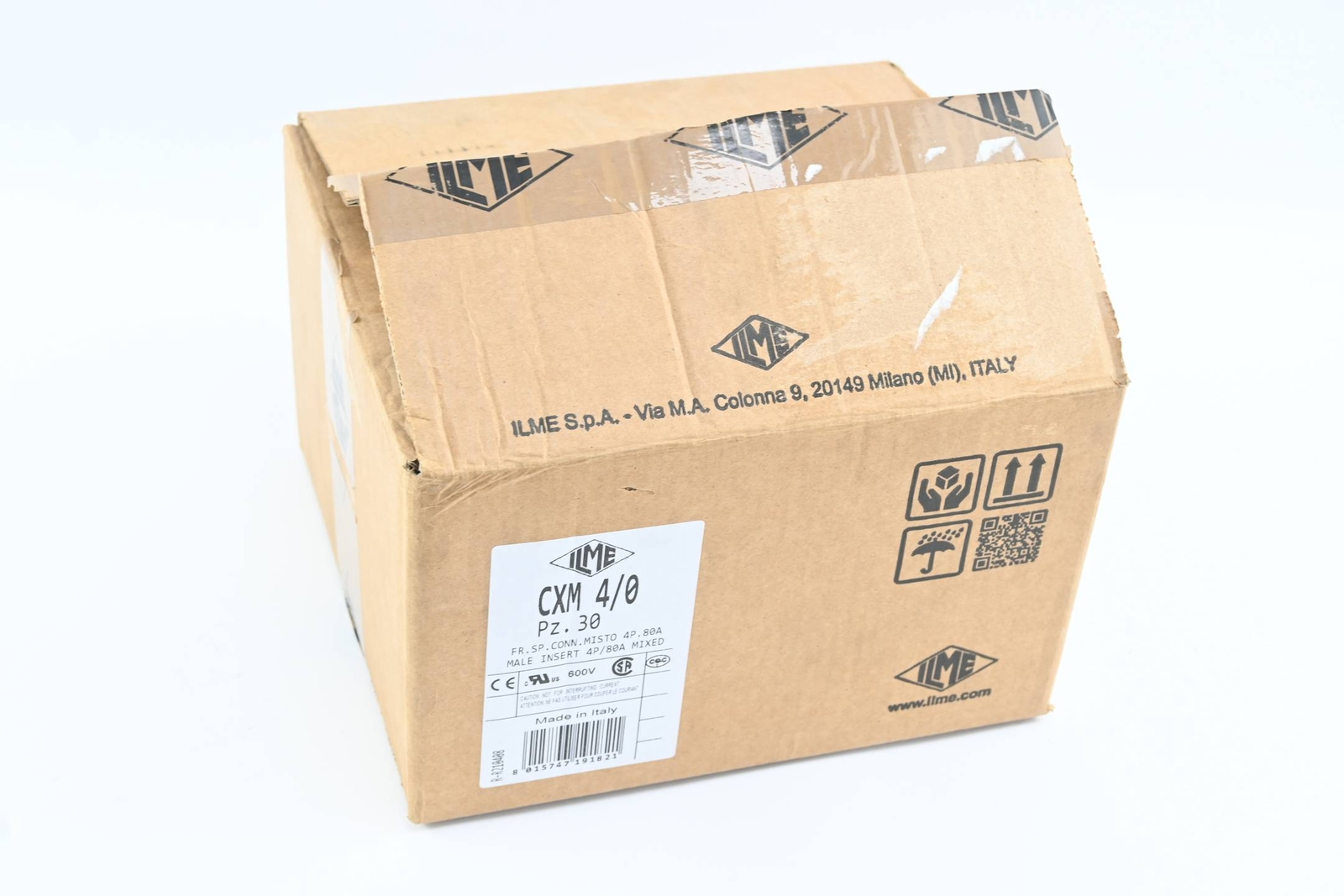 Ilme 30 piece pin insert screw connection 80A 600V (CXM 4/0)