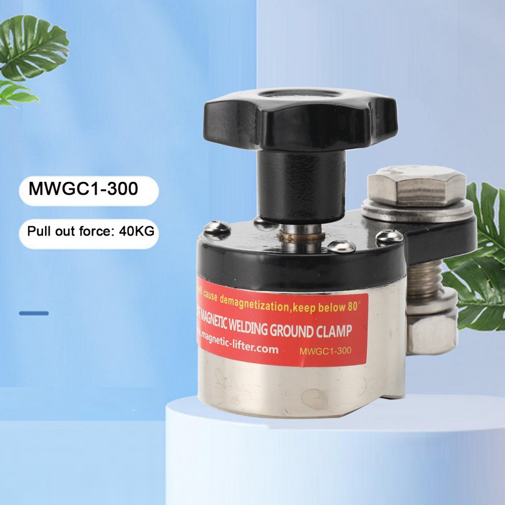 Magnetic Welding Ground Clamp 300A Grounding Magnet Connector Welding Machine