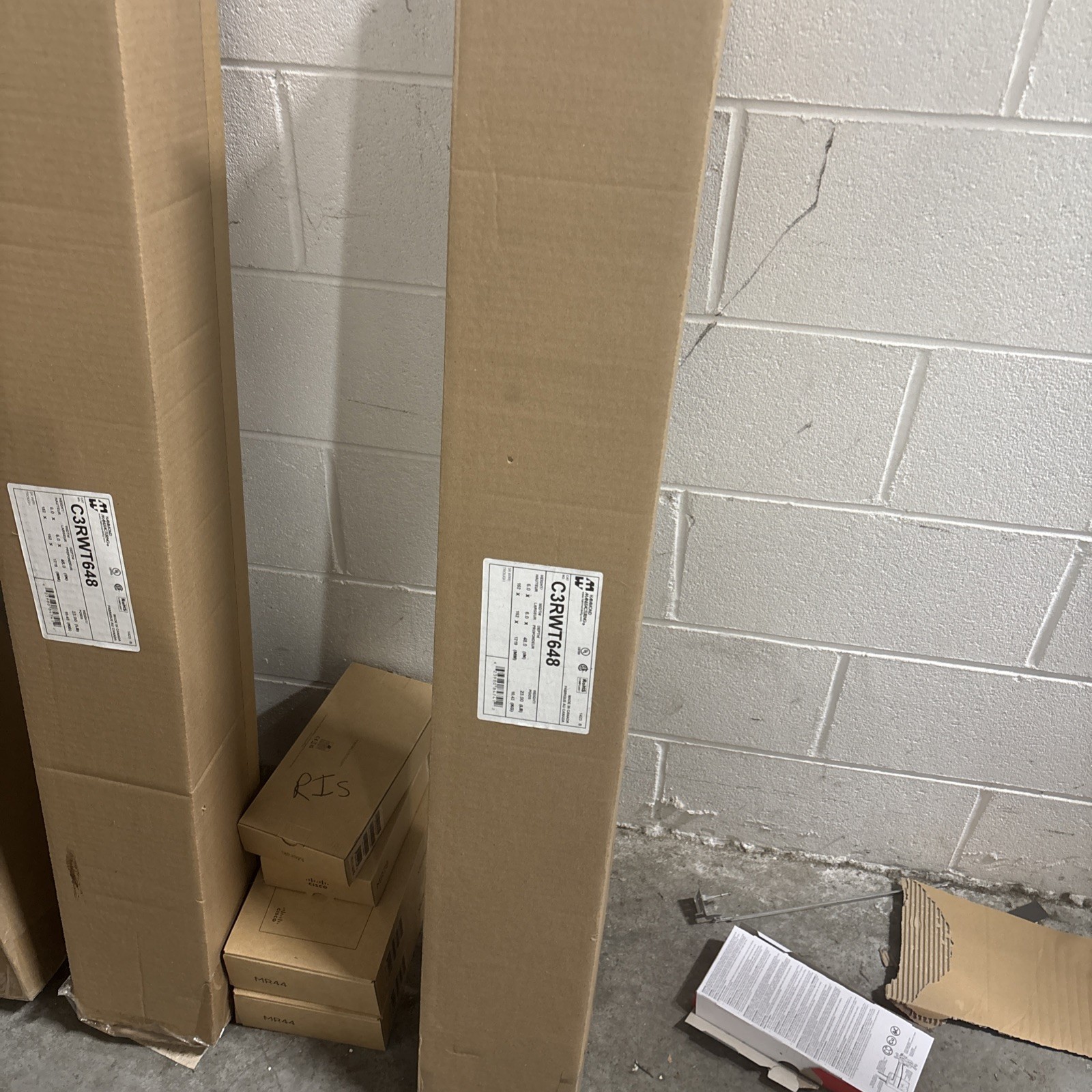 Hammond C3RWT648 Galvanized Steel 6»x6»x48» Type 3R Wiring Trough Gray