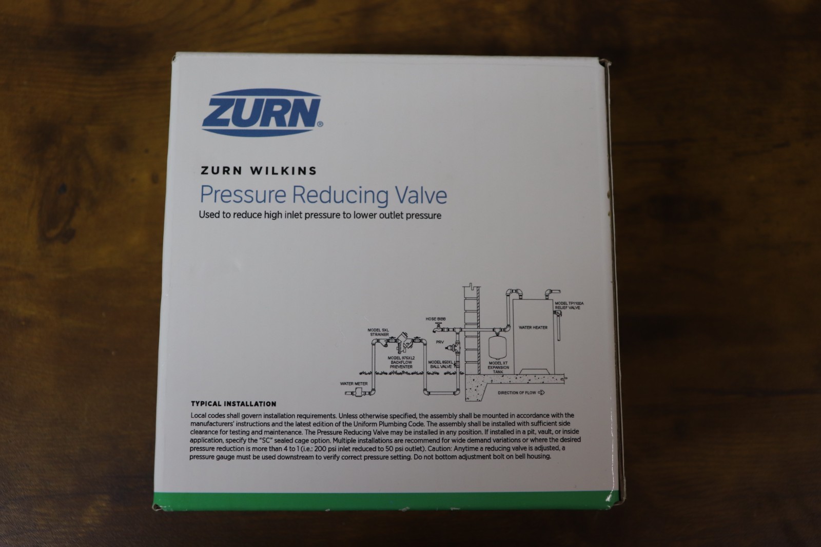 Zurn Wilkins (34-NR3XLDU) 3/4″ Pressure Reducing Valve (Double Union FNPT)