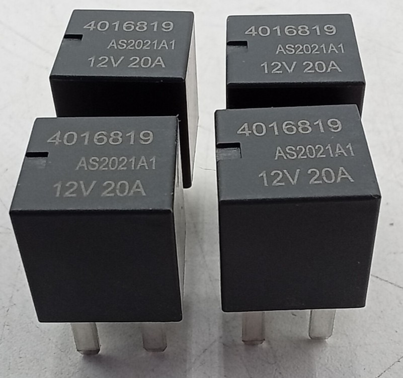 Relay 4016819 12VDC 20A 4Pins Automotive Power Relay Lot of 4