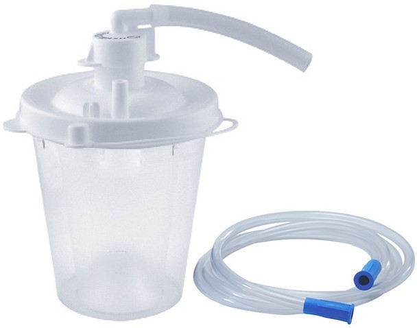 New DeVilbiss 800ml Disposable Suction Container Kit Sealed 7305D-633