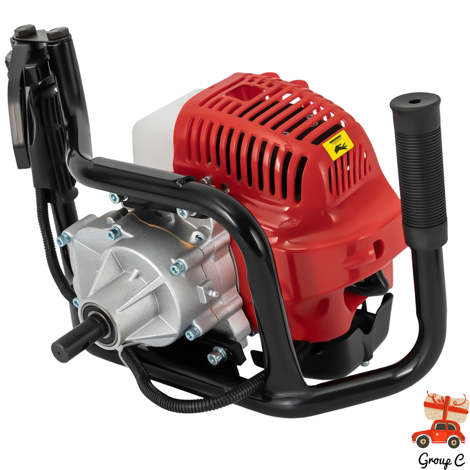 52CC Gas Powered Earth Auger Post Hole Digger Auger 2Stroke 2hp