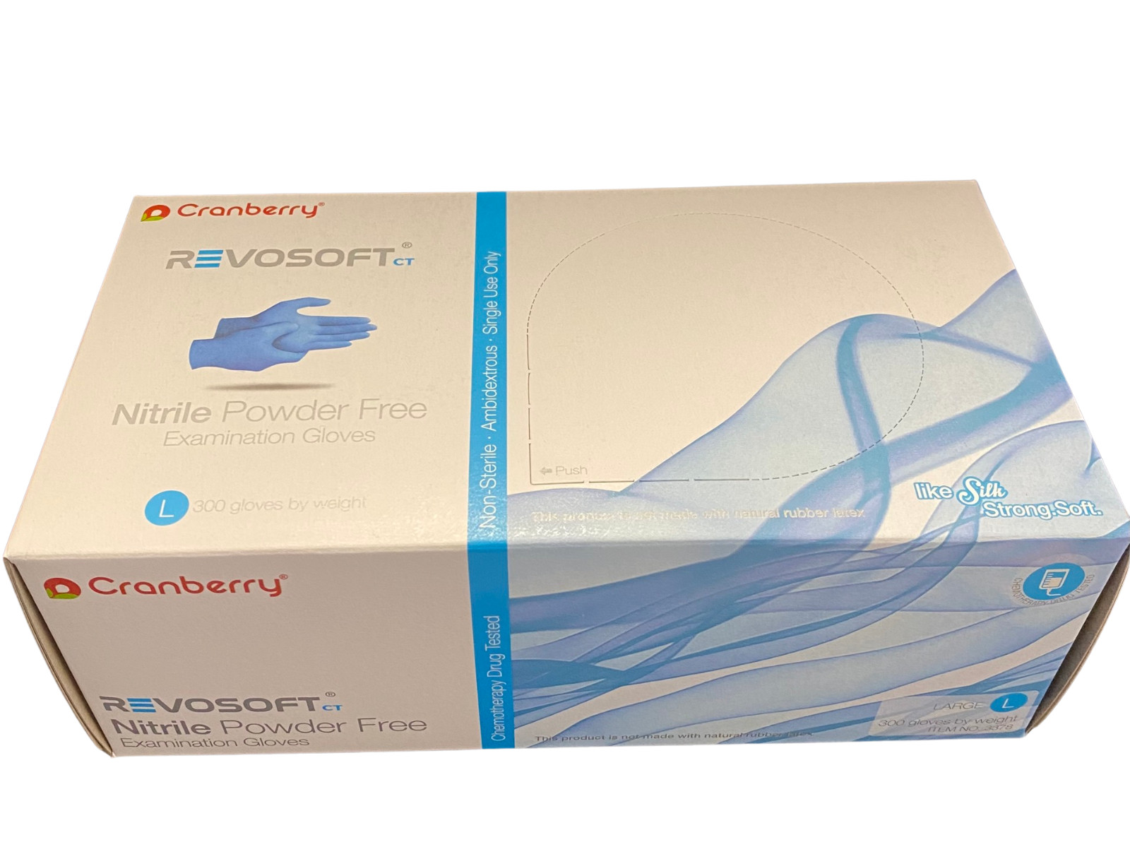 Cranberry RevoSoft ct Nitrile Powder Free Examination Gloves 33700 Series