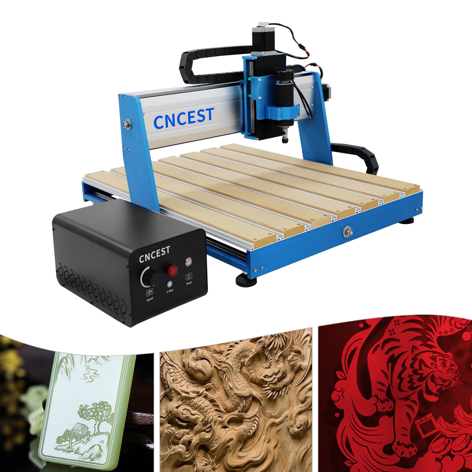 CNC Machine PROVerXL 6050 Plus for Metal Wood Acrylic MDF Carving, GRBL Control