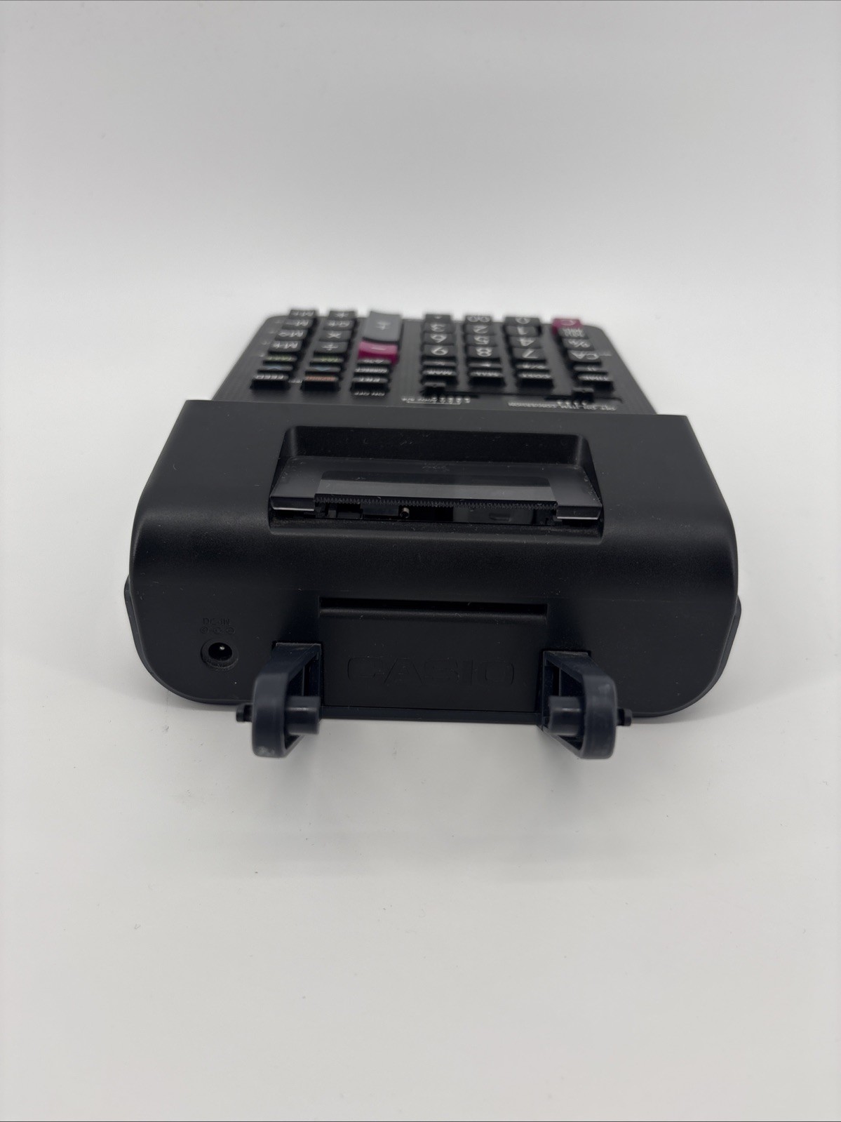 Black Casio HR-170RC Calculator Desktop Printing Adding Machine Battery Operated