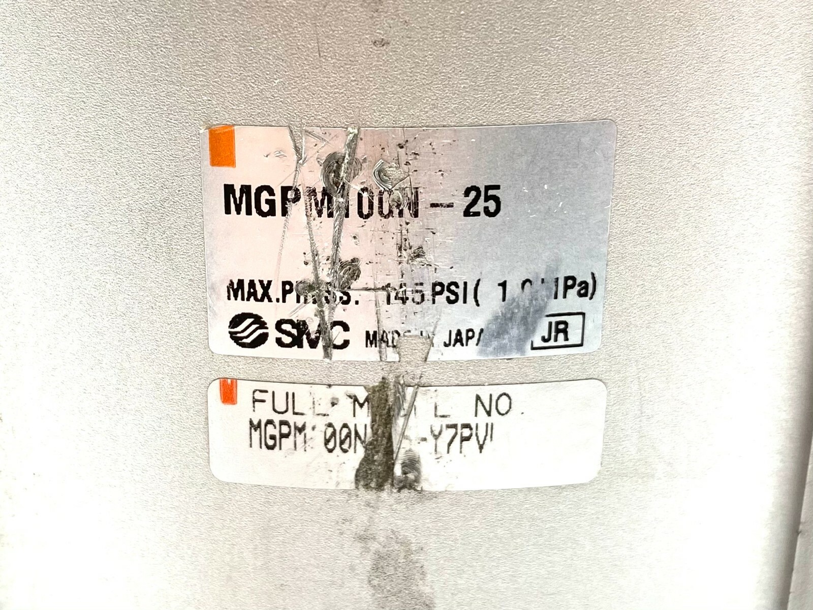 SMC MGPM100N-25-Y7PVL Compact Guide Cylinder
