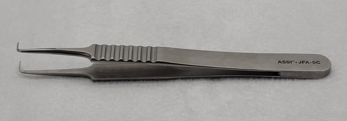 ASSI Micro Forceps JFA-5C 11cm Length 90° Tip