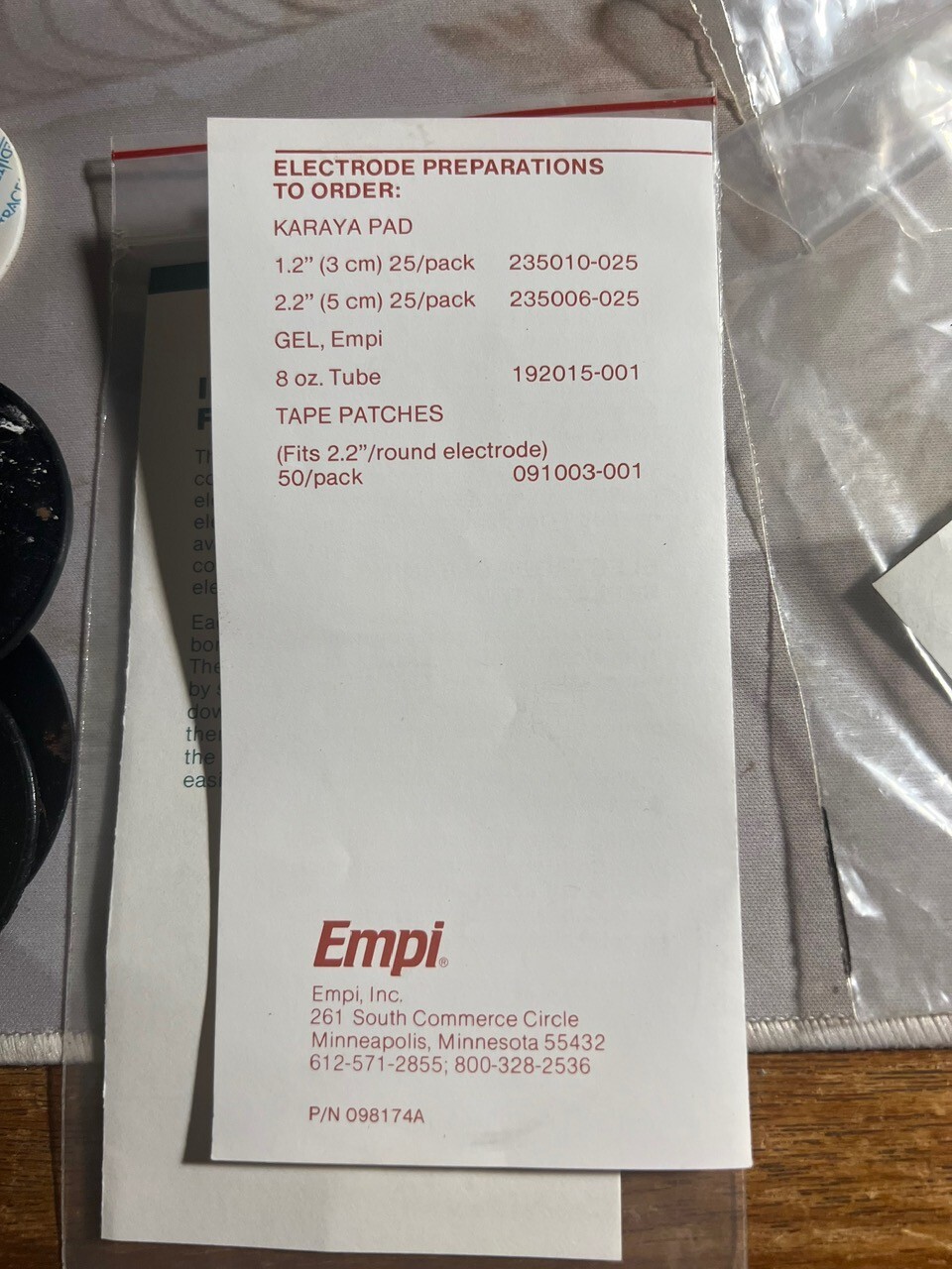 Empi Epix + 982H TENS_Pain Relief_Nerve Stimulator_w/ Case & Other Accessories
