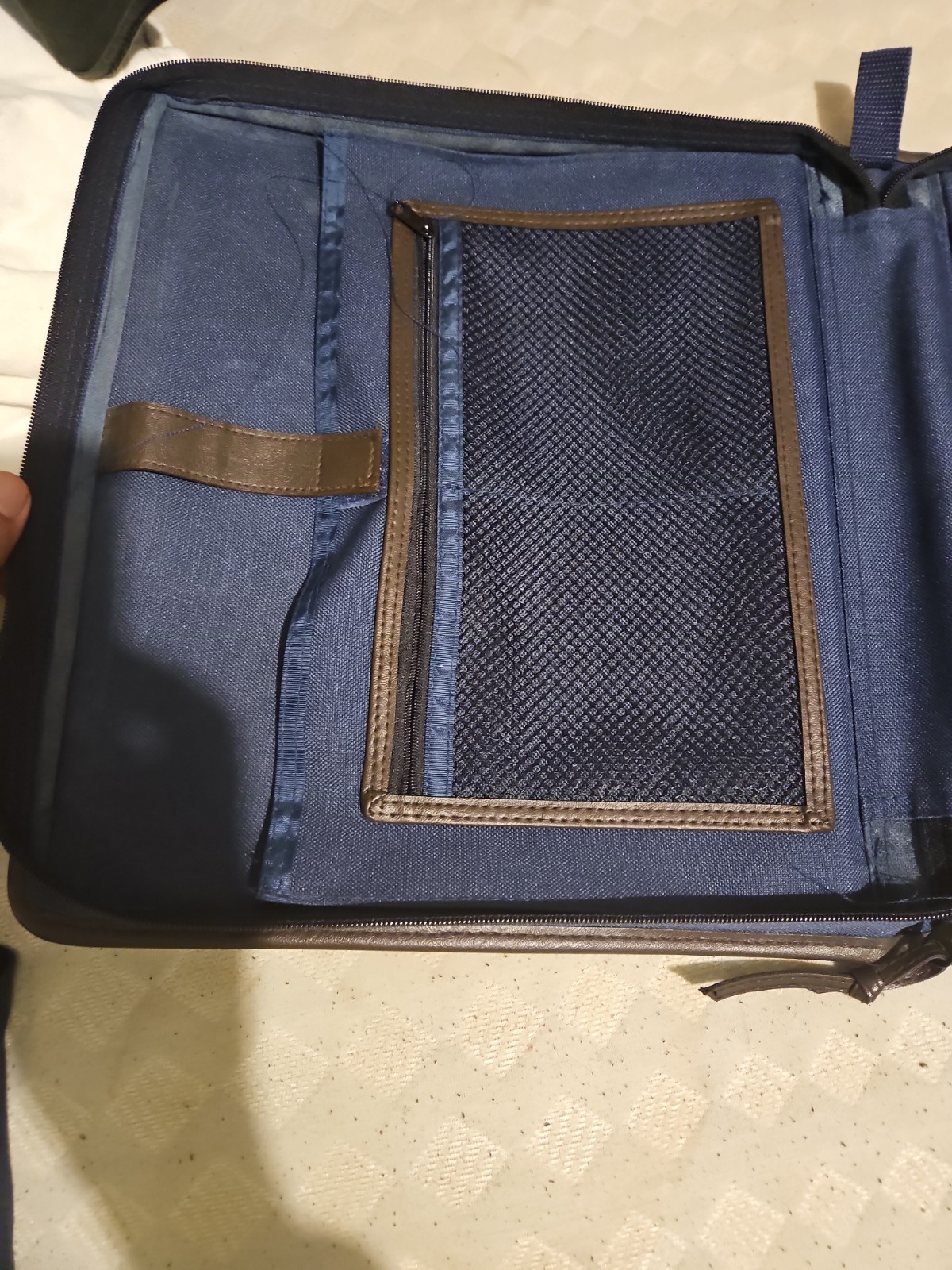 MEAD Five-Star XL Zip Up Binder Organizer Black” Brown RARE 12×14 Vintage