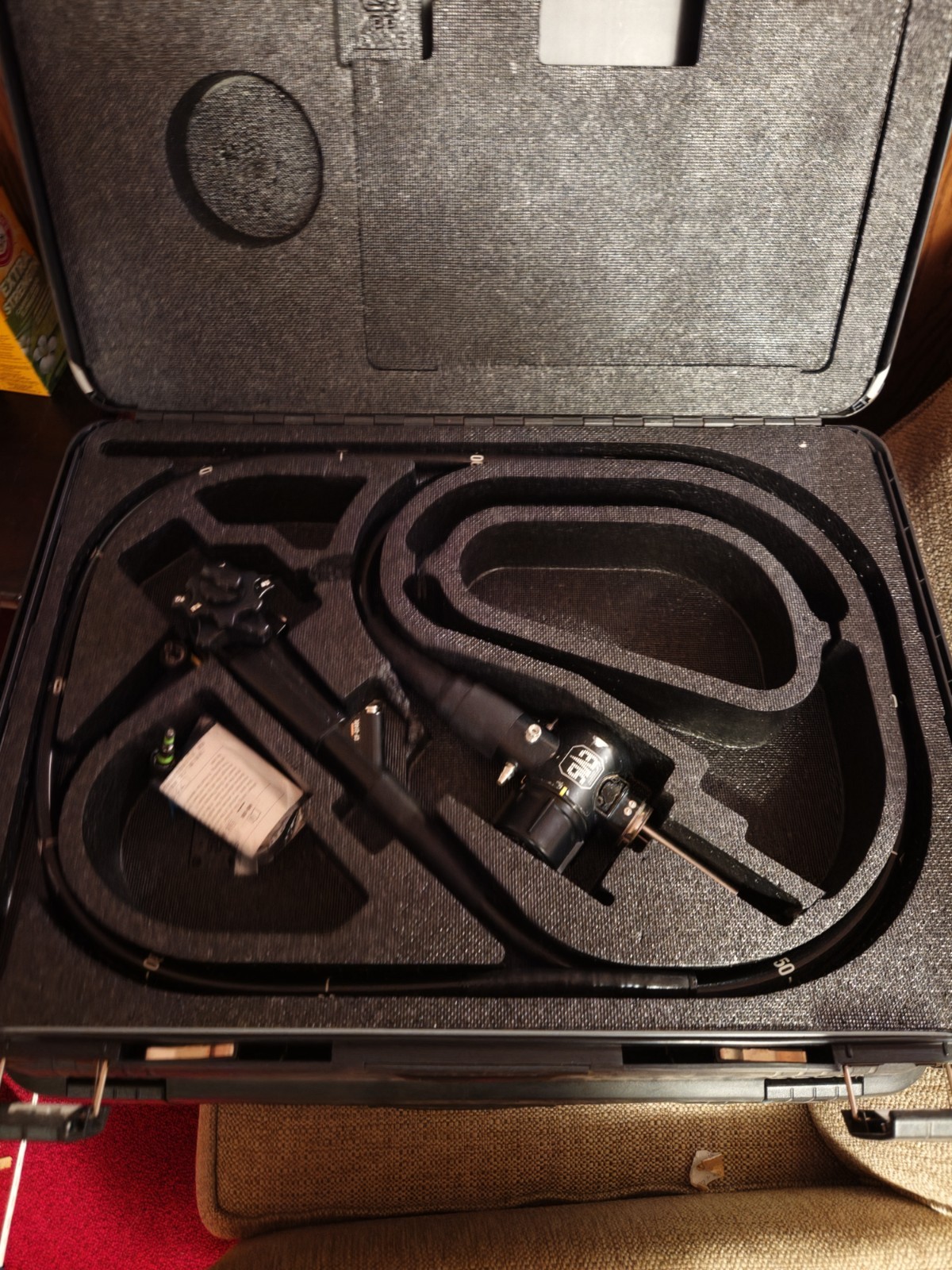Olympus CF-140L Video Colonoscope Endoscope Lot of 3 Untested w/ Case &…