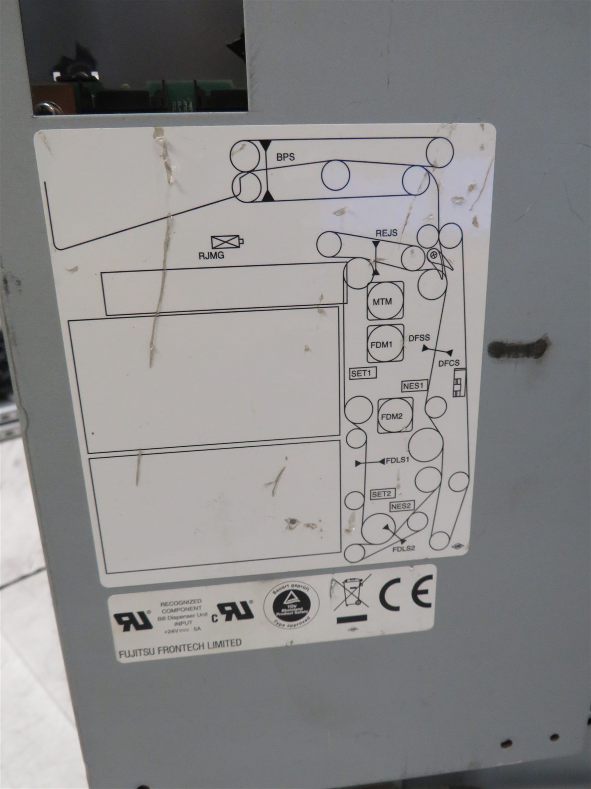 Fujitsu Frontech SemiBunch Cash Dispenser KD03234-C011 KD03235-B053