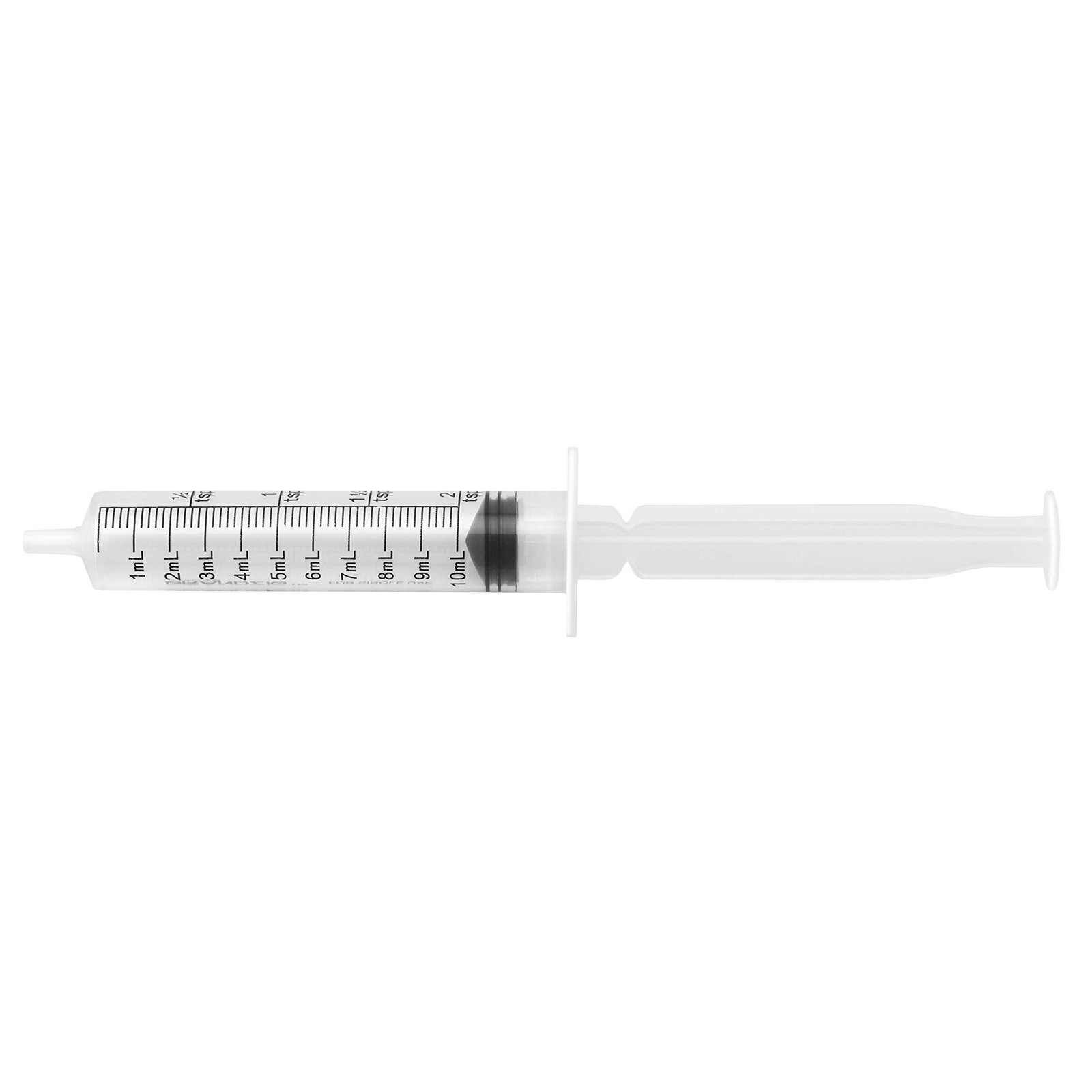 10ml Oral Syringes – 100 Pack – Luer Slip Tip, 100 Count (Pack of 1), clear