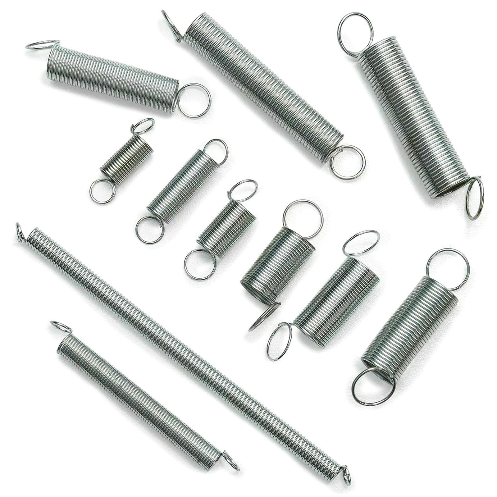 200pc Spring Assortment Set Compression & Extension Zinc Plated Steel Carburetor