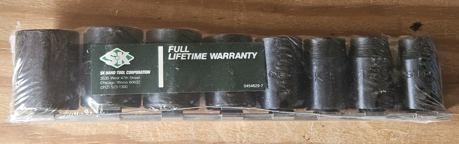 SK TOOLS 8 Pc. 1/2″ SAE IMPACT SOCKET SET MADE IN USA #4008