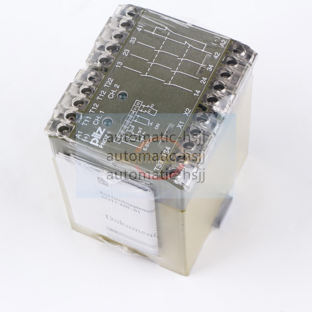 1PC PILZ 475695 PNOZ 1 24VDC 3S1O Safety Relay New