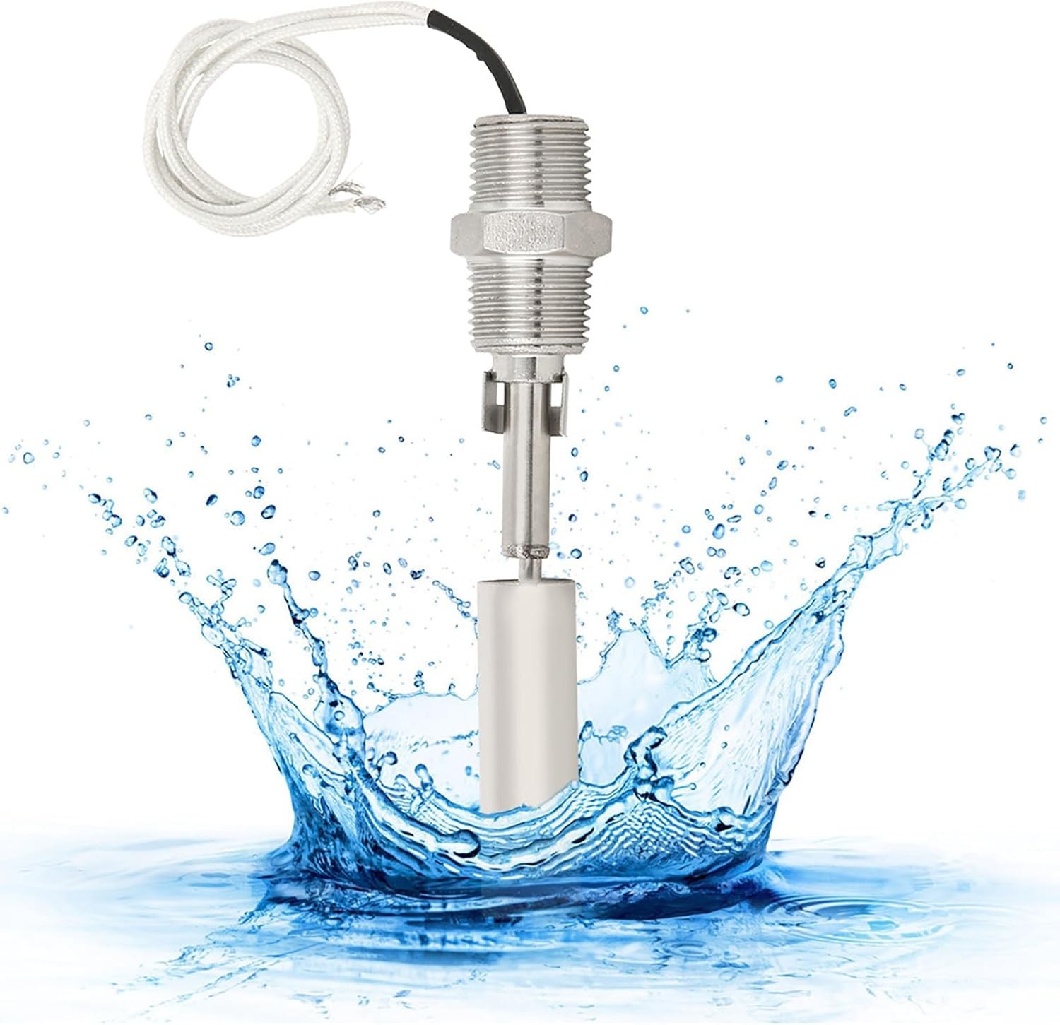 Water Level Sensor, DC0-110V Bilge Pump Float Switch, Side Mounted Liquid Level