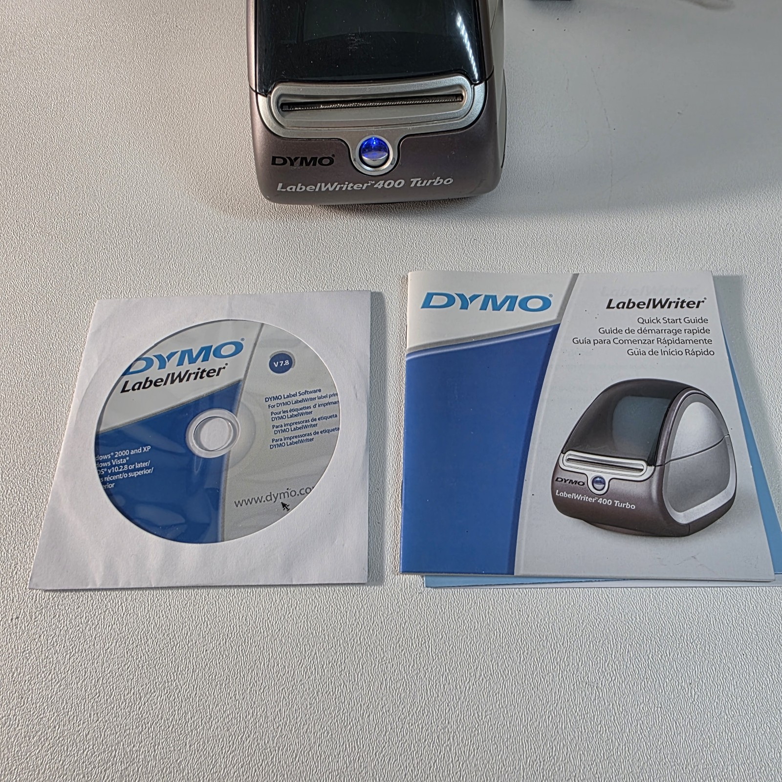 Dymo LabelWriter 400 Turbo 93176 Thermal Label Printer No AC Adapter