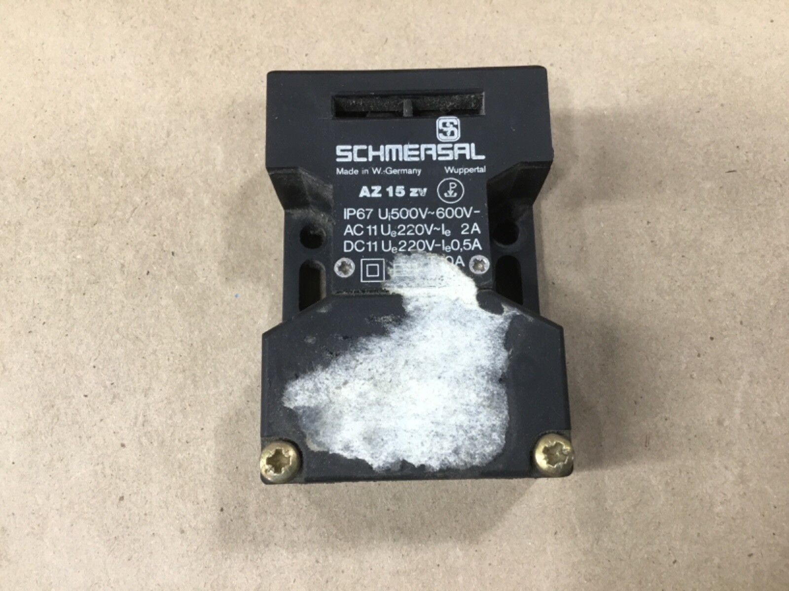 SCHMERSAL AZ15ZV SAFETY INTERLOCK SWITCH #22H38RM