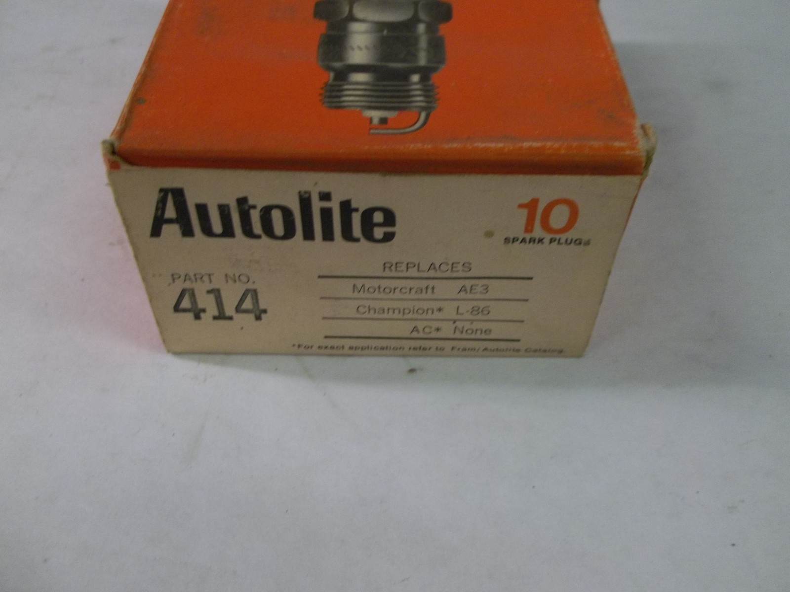 Autolite 10 Pack of Spark Plugs 414 L-86