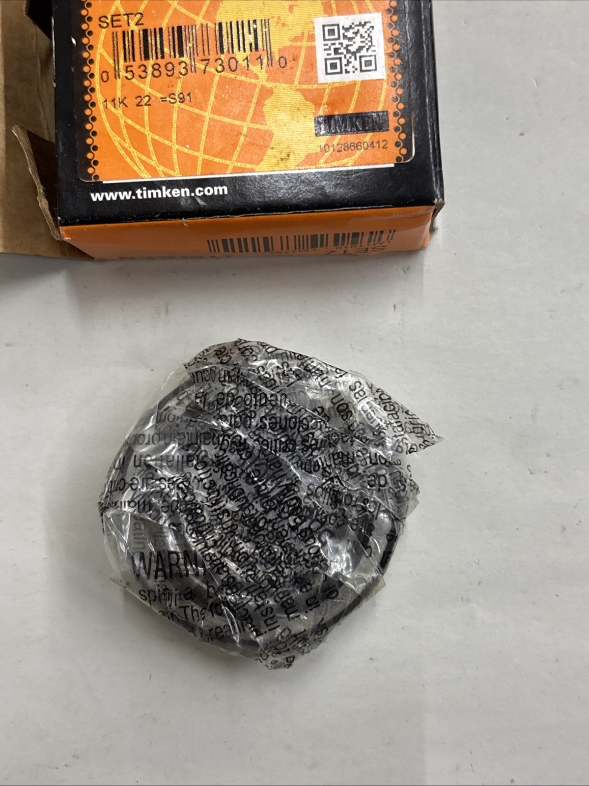Timken SET2 LM11949/LM11910 Tapered Roller Bearing Set New