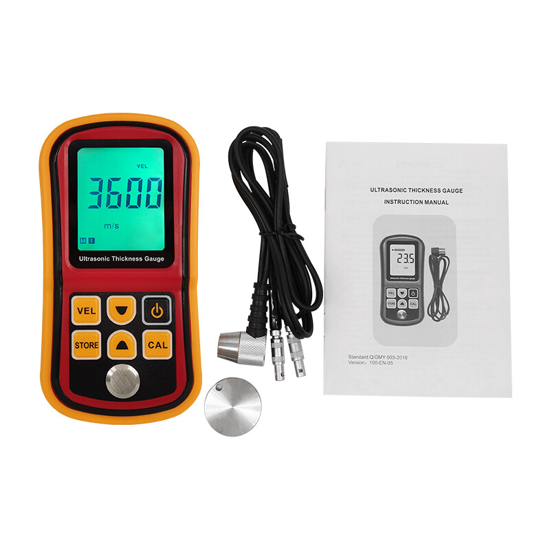 Ultrasonic Thickness Gauge Metal Plastic Ceramic Glass Aluminum Copper Glycerin