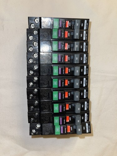 Square D QO120PAFGF 20A 120V Circuit Breaker
