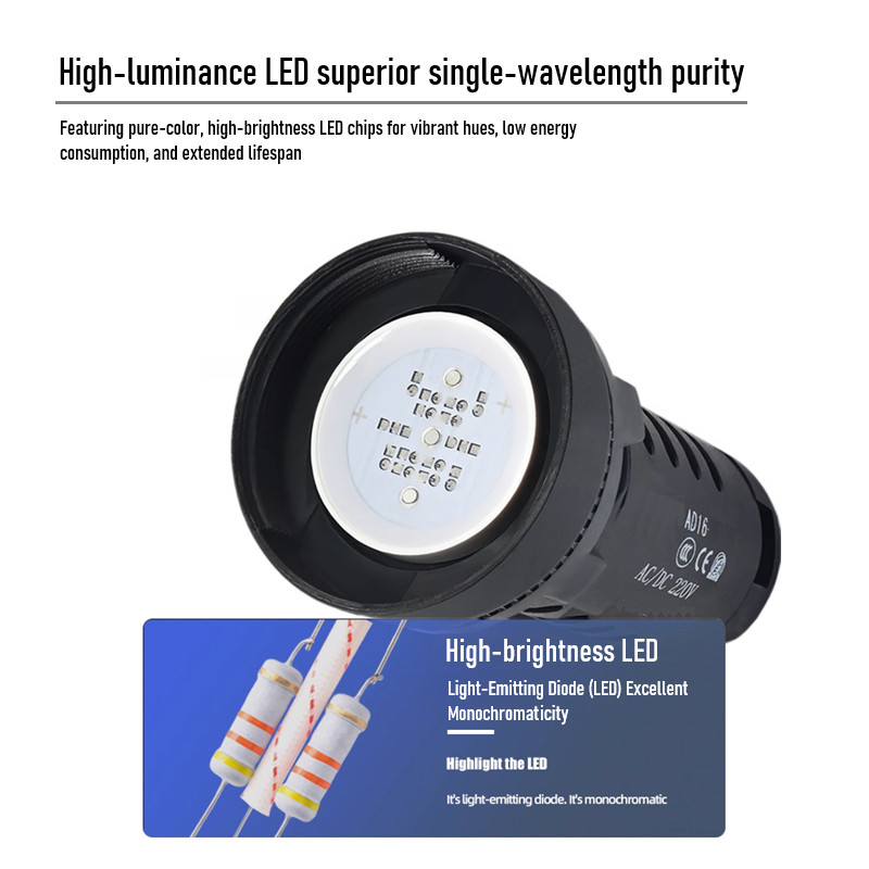 Red-Green LED Signal Lamp for Electrical Panel & Fault Detection in Control Box