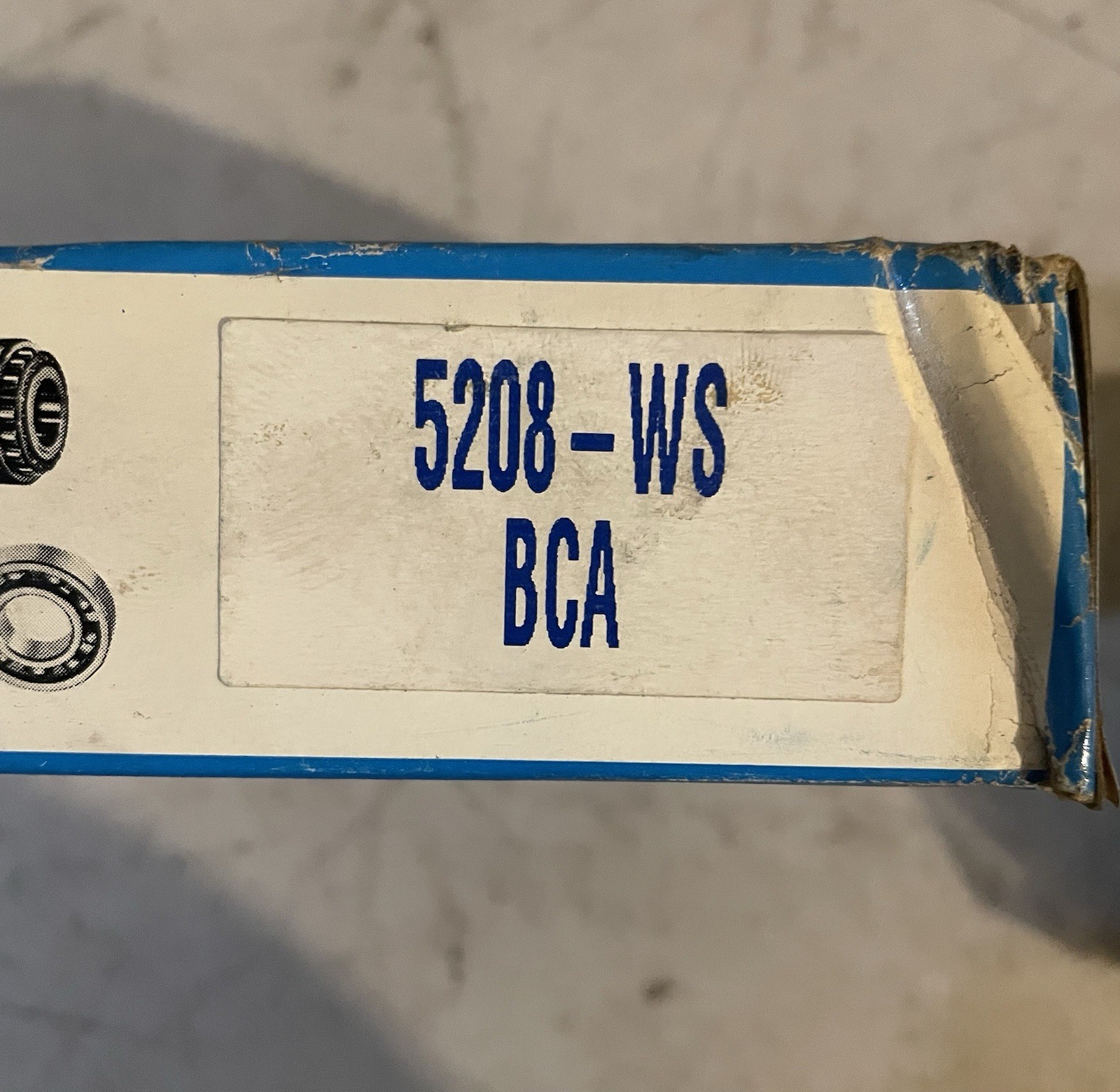 Bower/BCA Federal Mogul 5208-WS Contact Ball Bearing