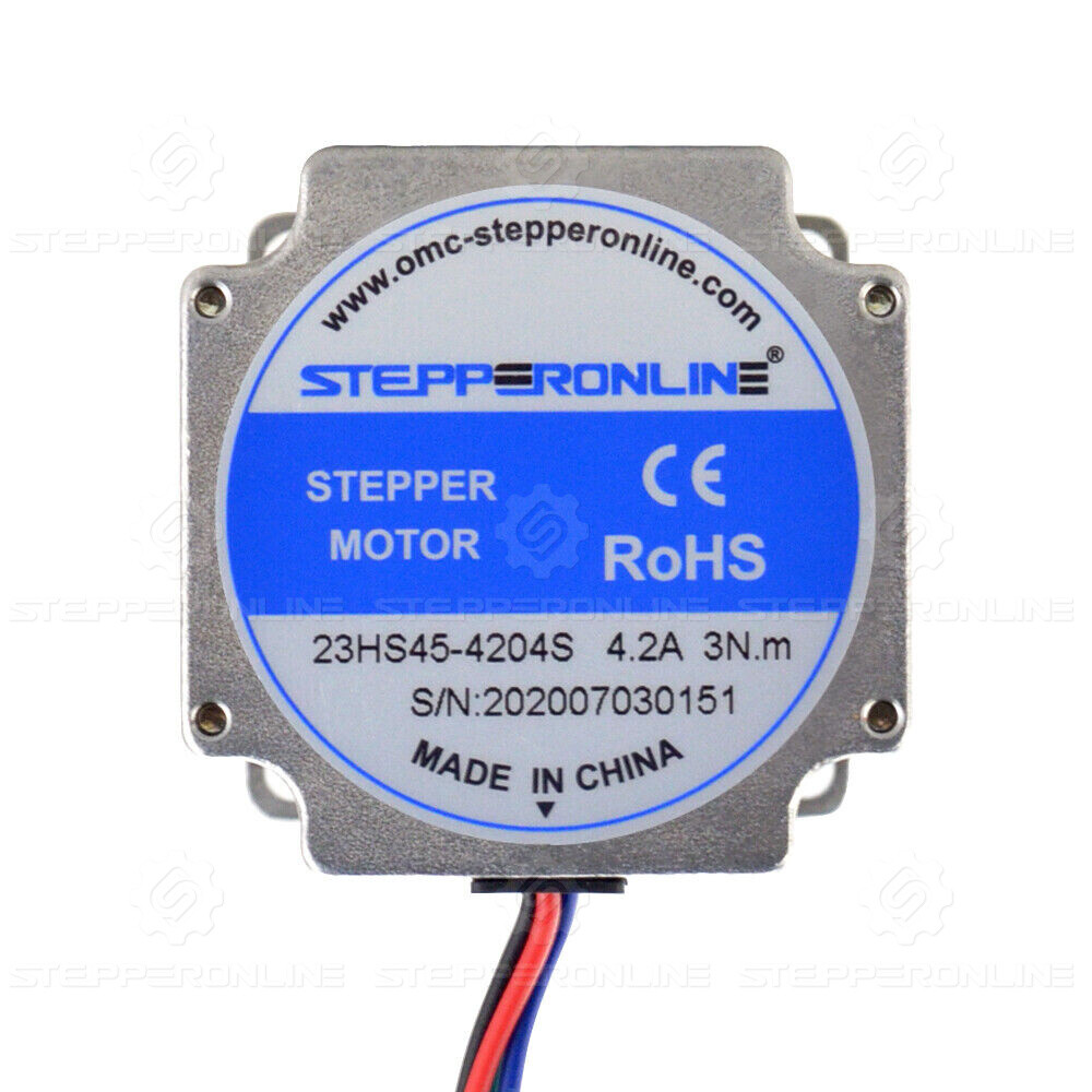 3PCS Nema 23 Stepper Motor 425oz-in 57x113MM 4.2A φ0mm Shaft 300-800RPM CNC