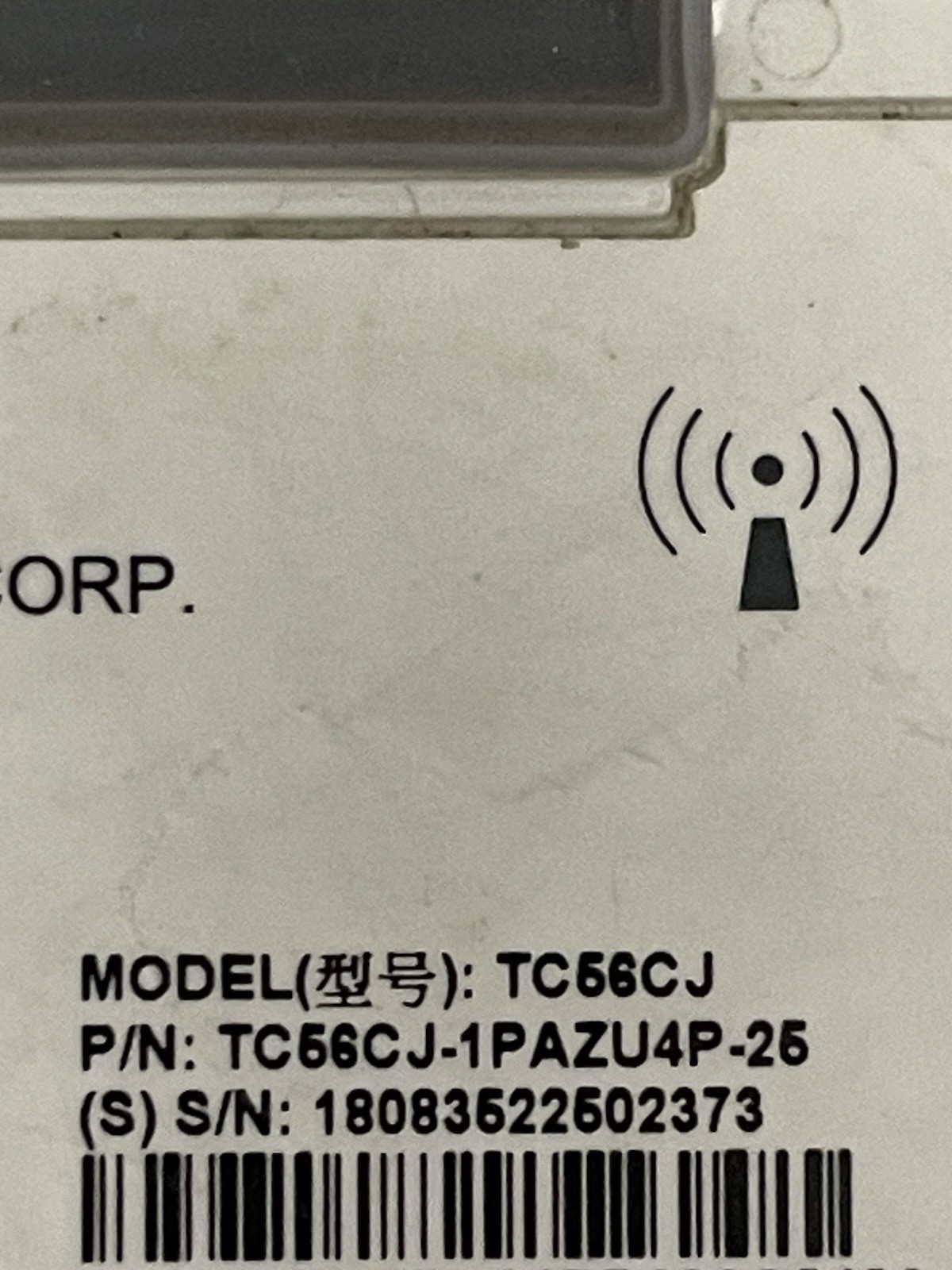 Lot of (2) Zebra TC56CJ-1PAZU4P-25 Mobile Computer AS IS FOR PARTS NOT WORKING