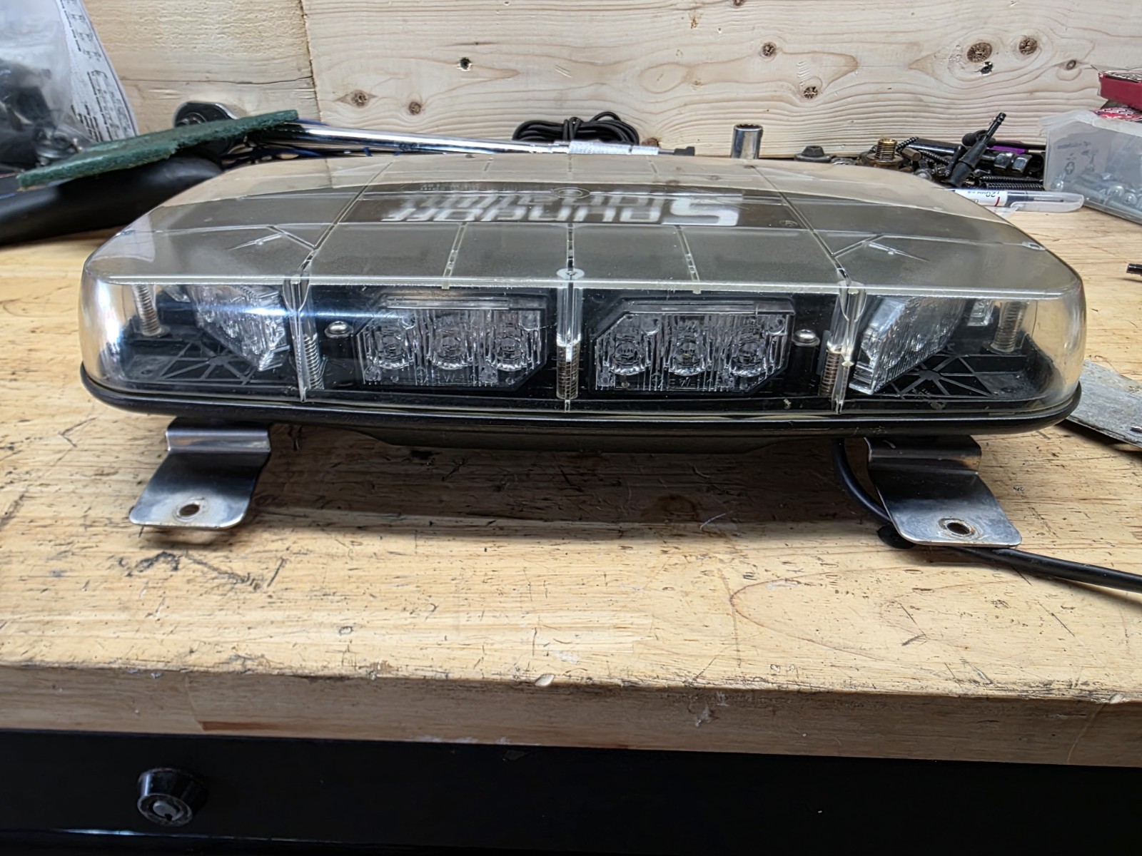 SoundOff Signal nRoads Light Bar SAE W3-1 07 safety Light strobe amber plow