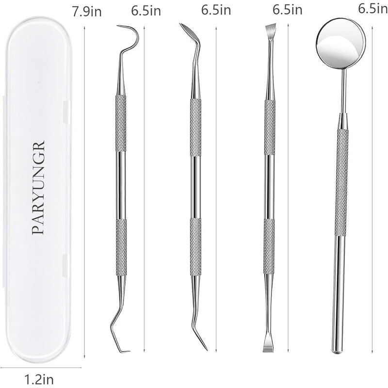 Professional Dental Tools Kit Teeth Cleaning Tartar Scraper Personal Pet Use