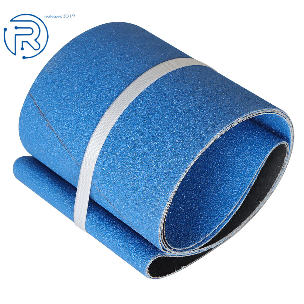2 Piece 80 GRIT 6″ ?? 48″ PREMIUM ZIRCONIA, X-WEIGHT SANDING BELTS New