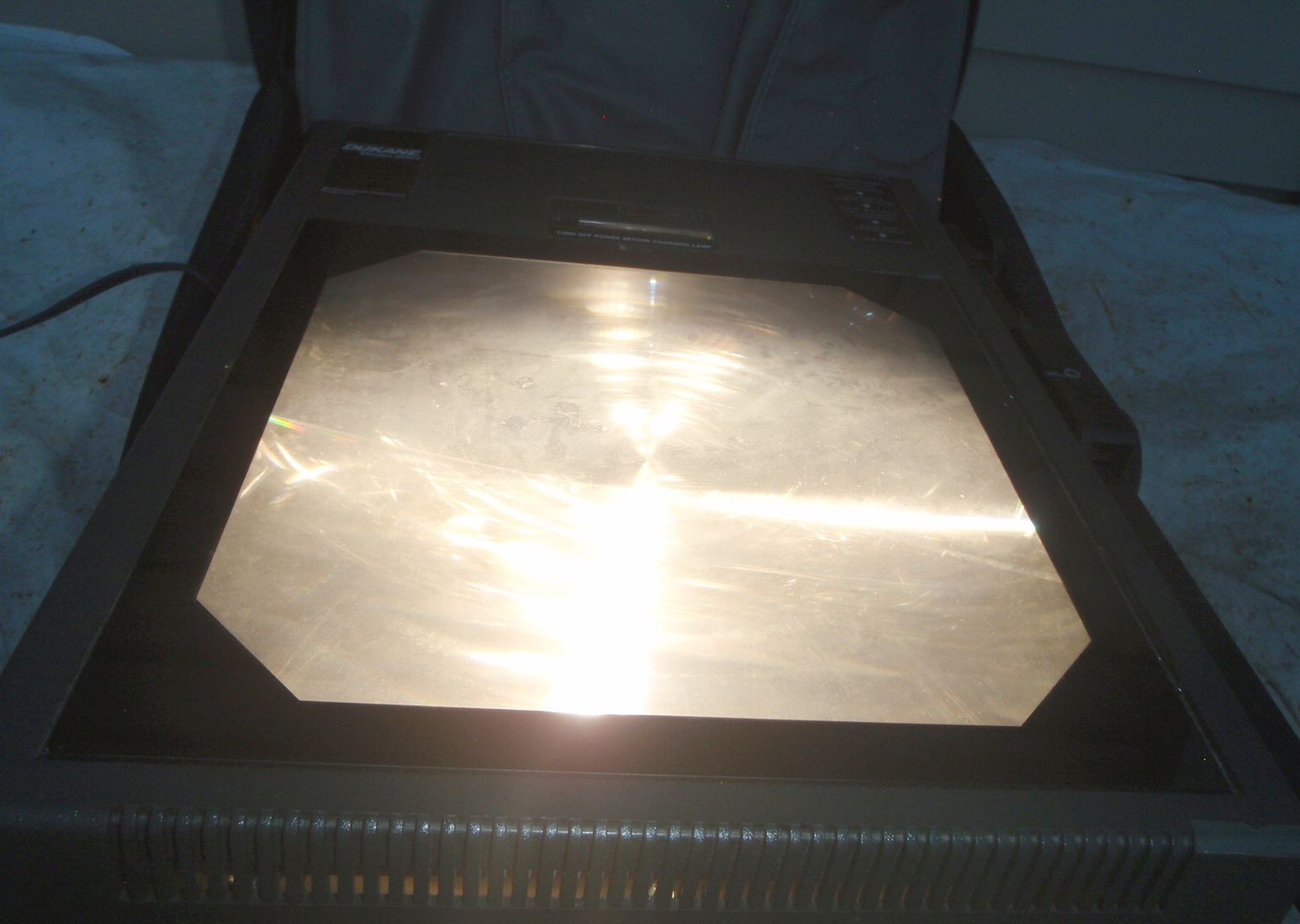 Dukane 4003 Professional Overhead Projector w Cover & Padded Case