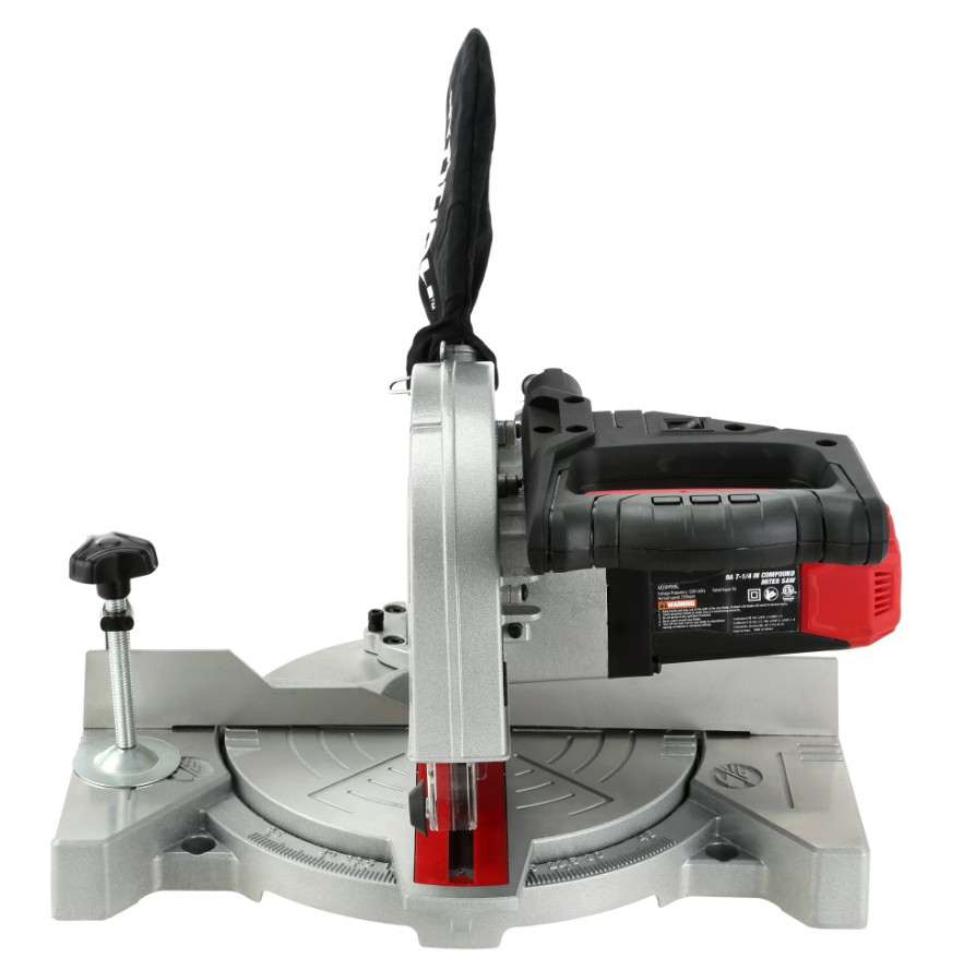 Hyper Tough 9 Amp 7-1/4 inch Corded Compound Miter Saw with Laser Guide, New
