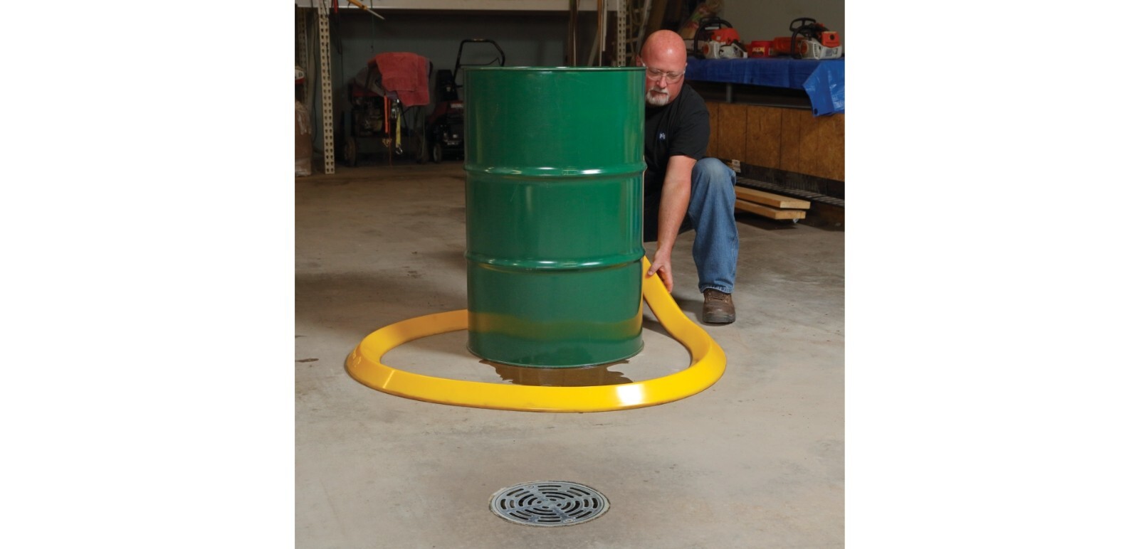 Pig Spillblocker Dike Black 10’L 4’W And 2.25 H PLR 204