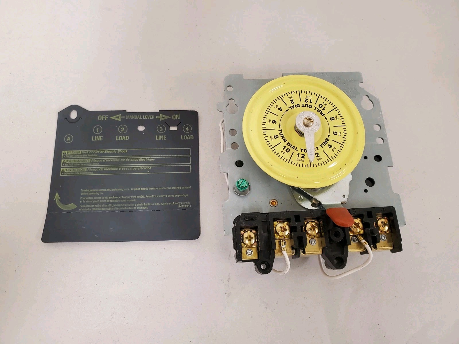 *READ* Intermatic 24 Hour Mechanical Time Switch Mechanism Only Spst 120V T103M