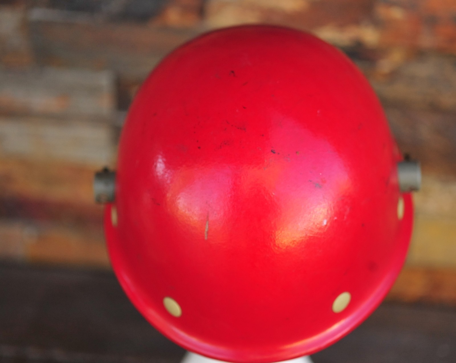 Vintage Red Fibre-Metal Hard Hat SuperGlas Pennsylvania