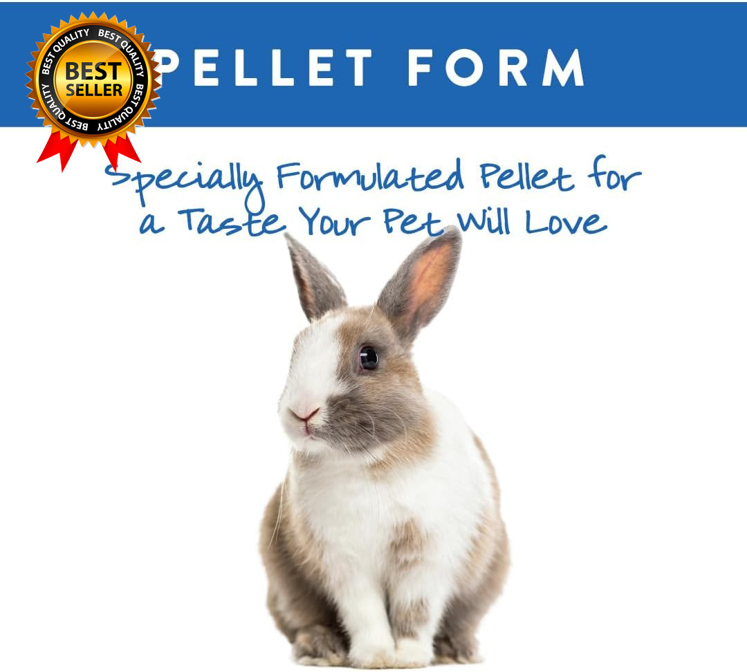 Rabbit Food, Complete Feed, Pelleted Food for Rabbits, Fortified with Essential