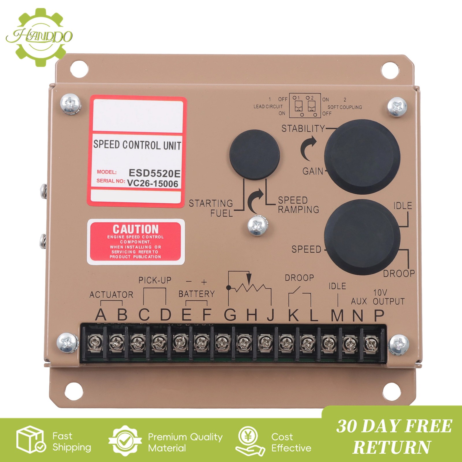 ESD5520E Engine Speed Control Unit Governor Controller for Generator