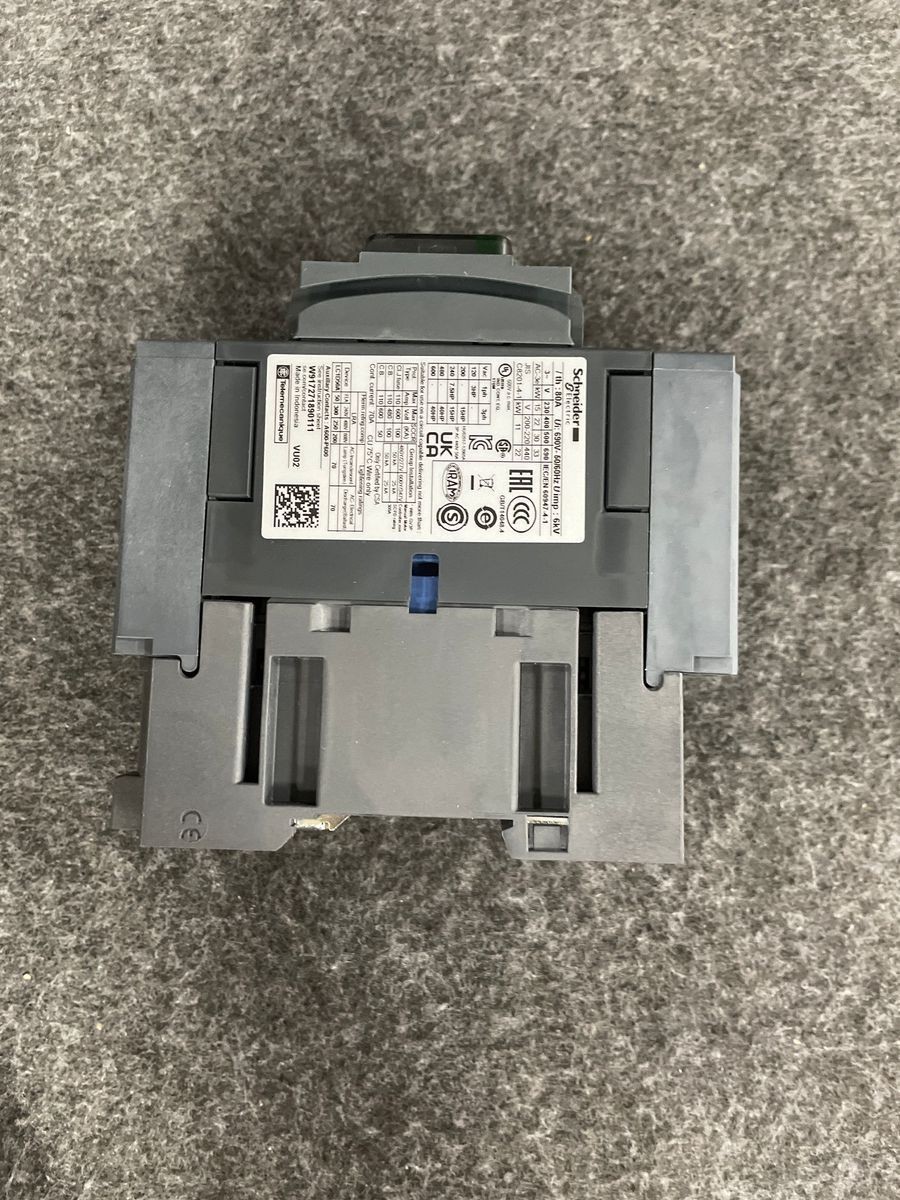 SCHNEIDER ELECTRIC LC1D50AG7 Contactor, TeSys Deca, 3P, 50A, 120V AC