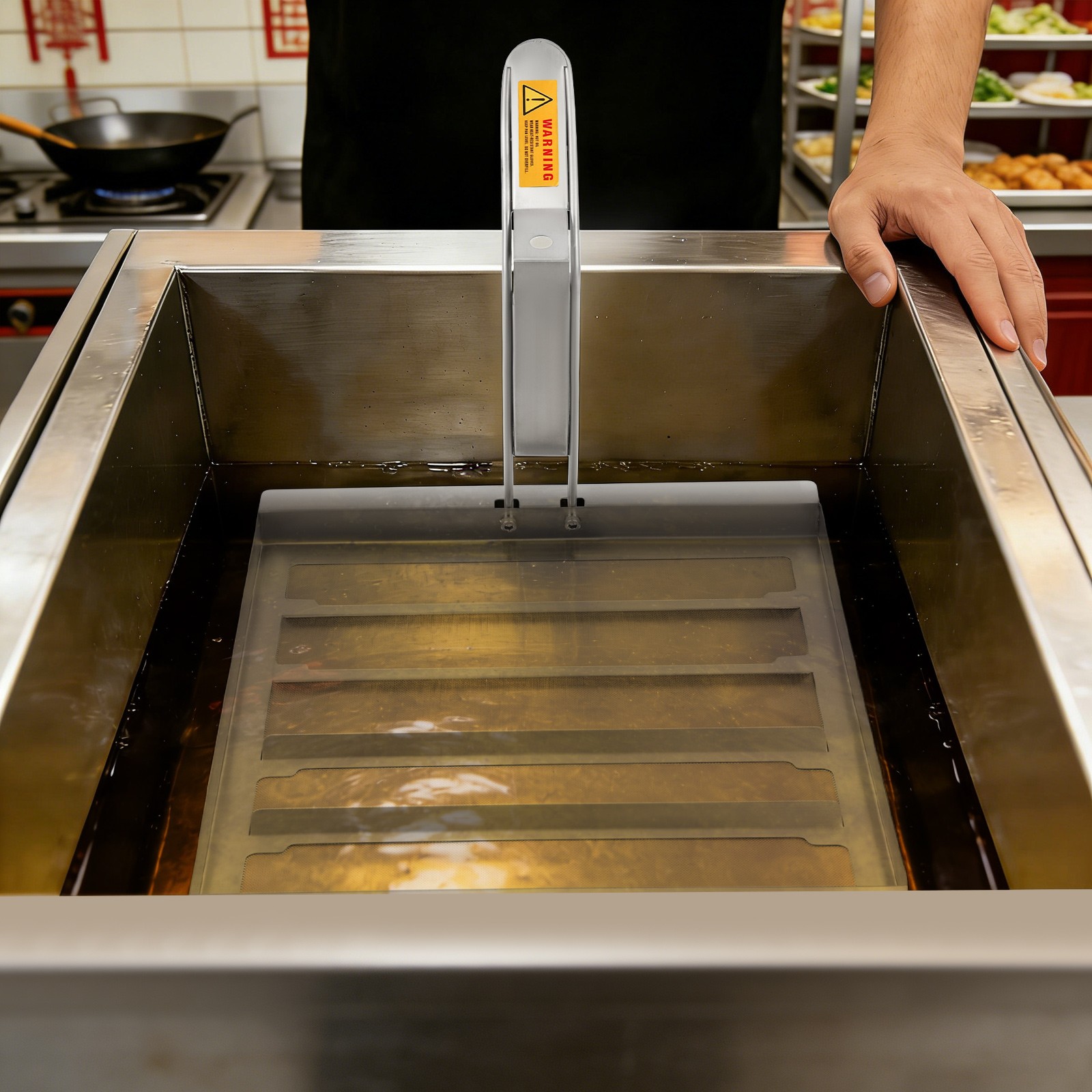 Commercial Deep Fryer Filter Strainer,Stainless Steel Fryer Filter For Kitchen