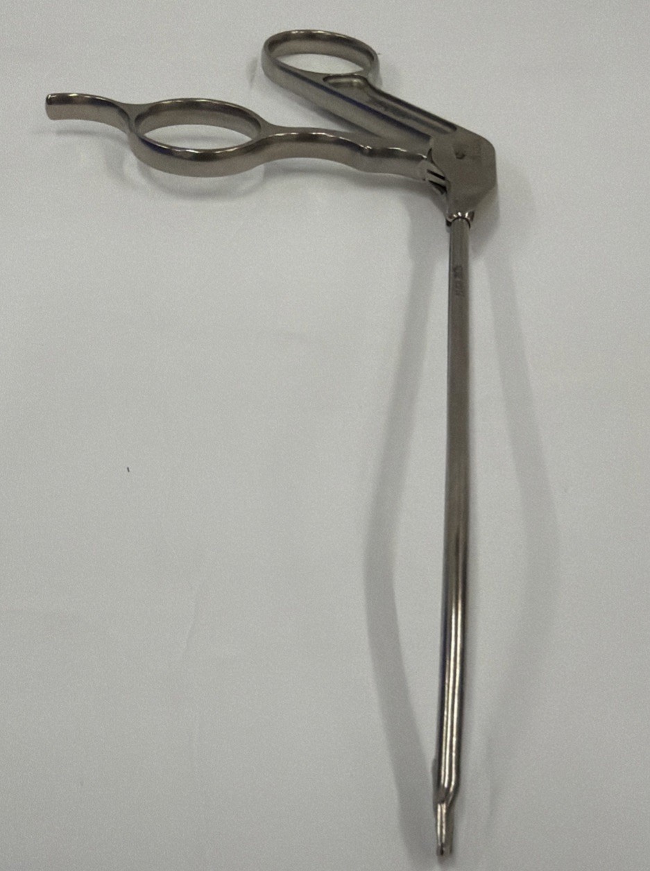 STRYKER CONQUEST 300-034-102 Arthroscopic Curved Left Big Bite Punch 3.4mm 6″