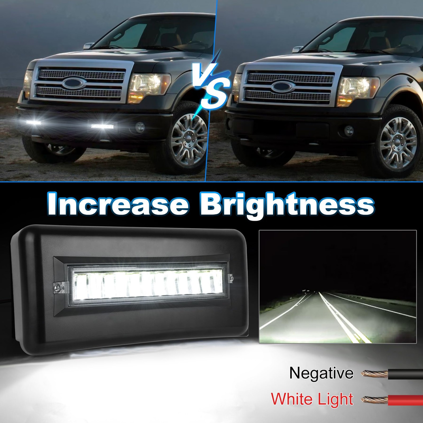 MOVOTOR Bumper Guard Pads with Led Lights,Front Bumper Cover Insert End Caps …