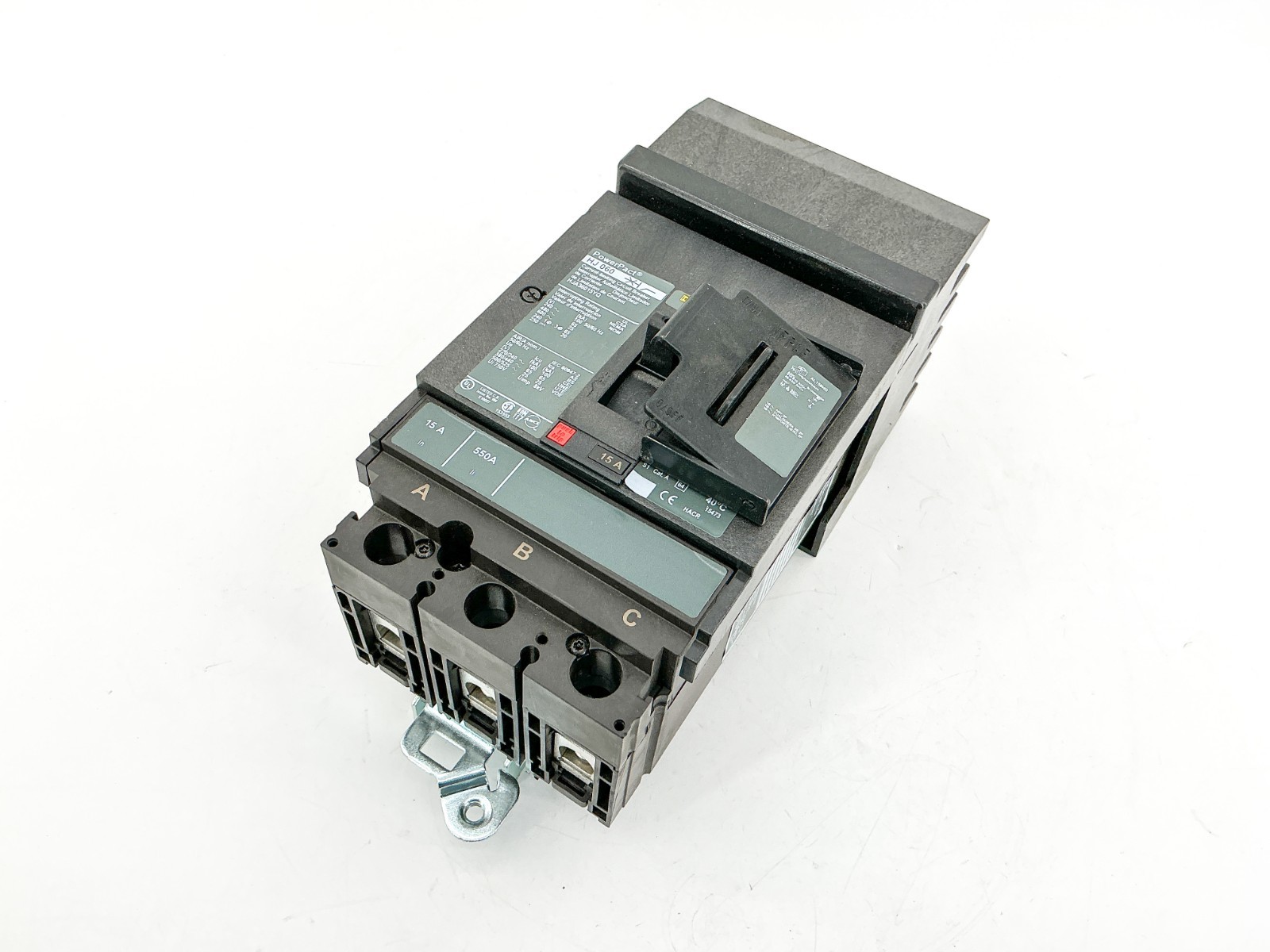 Square D HJA36015YQ Current Limiting Circuit Breaker 3P 15A 600V 50/60HZ