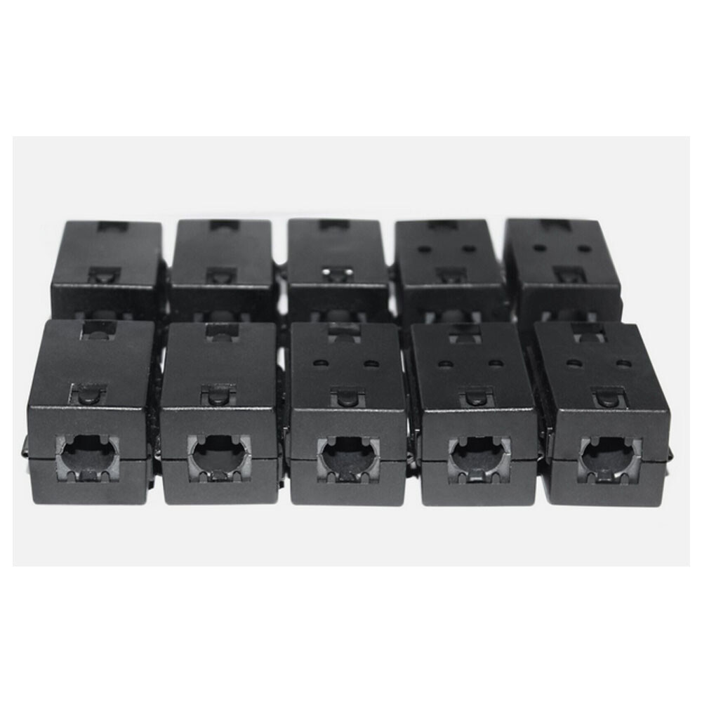 10/20PCS Ring Core Ferrite Bead Clamp Choke Coil EMI RFI Noise Filter Clip Snap