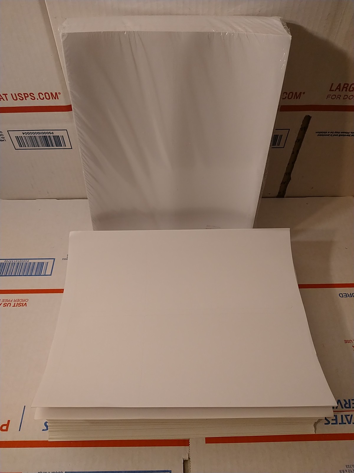 500 Sheets 3-1/3″ x 4″ 6 up Printable Sticker Paper 3000 Mailing Labels for Pack