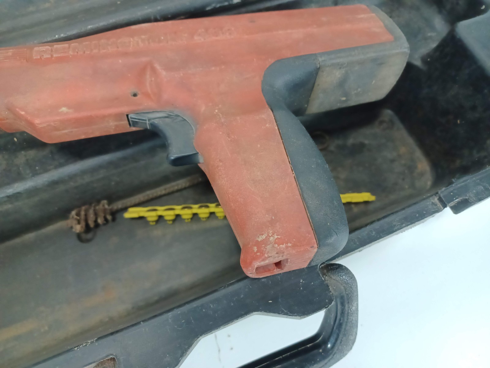 Remington Powder Actuated Tool, Model 496 With Case And Accessory